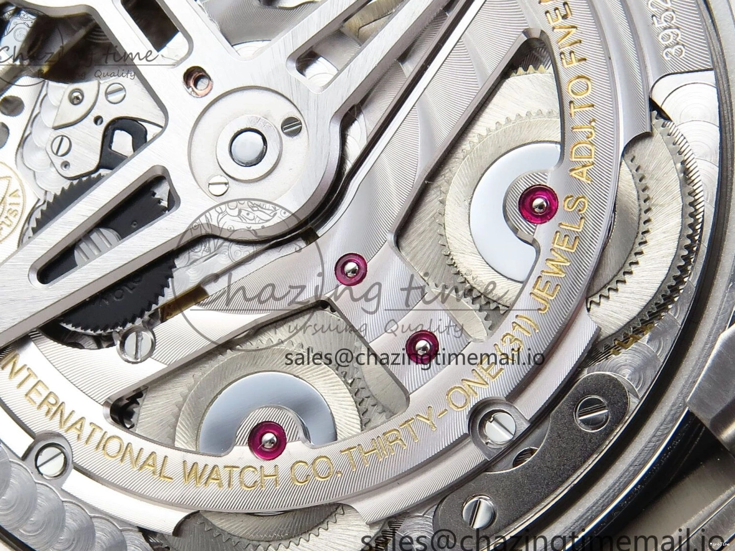 MIROTIME 0312 Portugieser Auto IWC0562B APSF 1:1 Best Edition Gold Dial on SS Bracelet A Reliable 6996